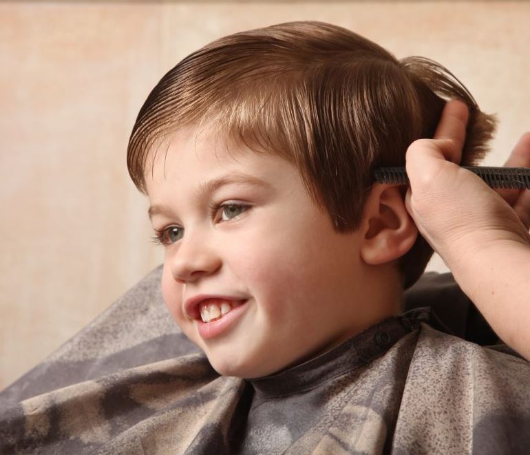 cortes de cabelo infantil masculino liso