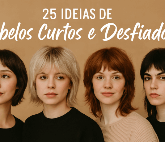 💇♀️ 25 Ideias de Cabelos Curtos e Desfiados 25 Ideias de Cabelos Curtos e Desfiados
